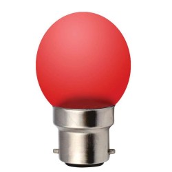 Ampoule G45 B22 1W ROUGE...